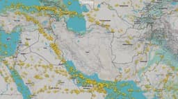 Iran full airspace closure by...? card icon
