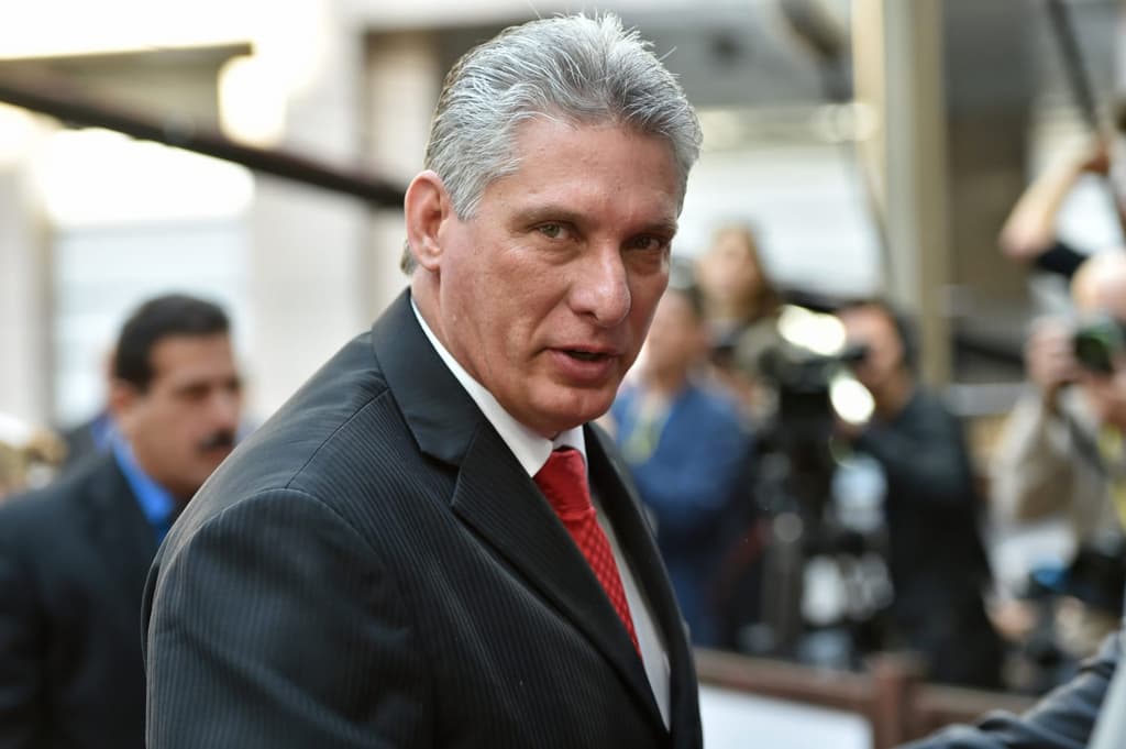 US federally charges Cuba leader Miguel Diaz-Canel by...? card icon