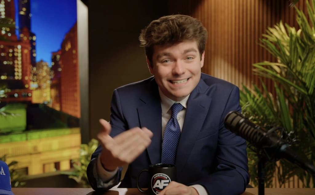 icon for Nick Fuentes federally charged?