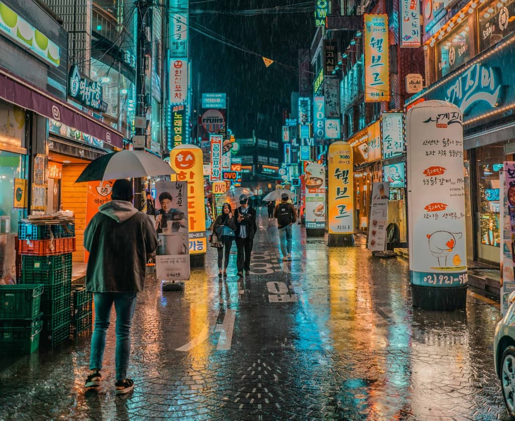 Precipitation in Seoul in August? card icon