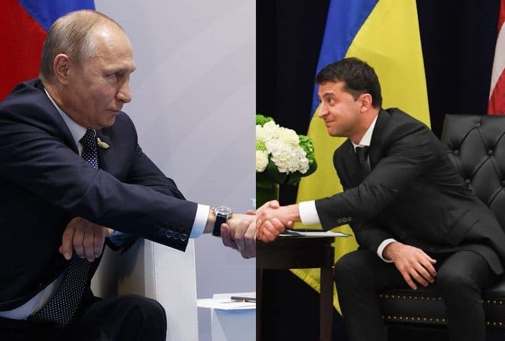 icon for Putin and Zelenskyy shake hands by August 31?