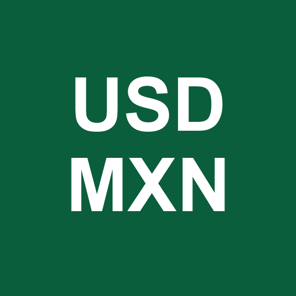 US Dollar / Mexican Peso (USD/MXN) Up or Down on August 14? card icon