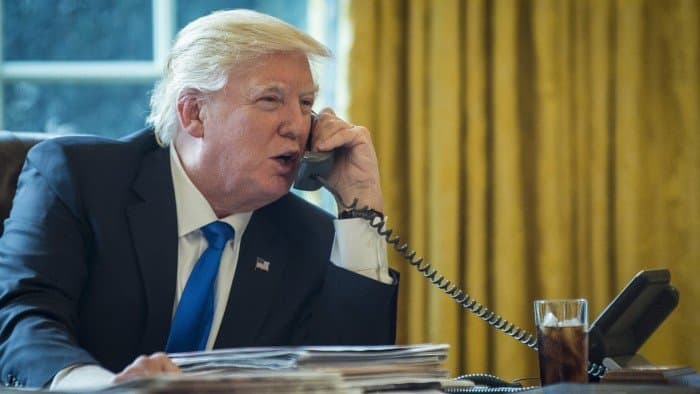 icon for Who will Trump speak to in August?