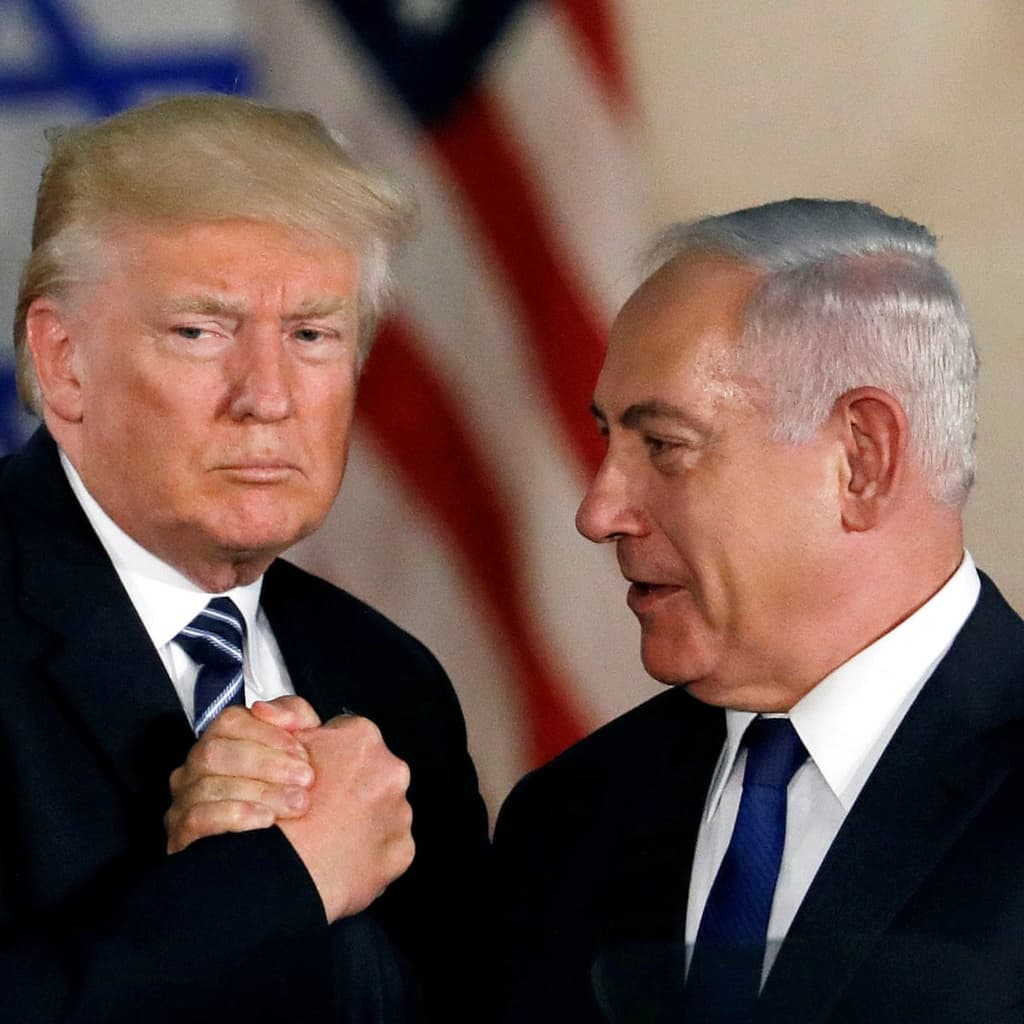 icon for Trump meets with Netanyahu by...?
