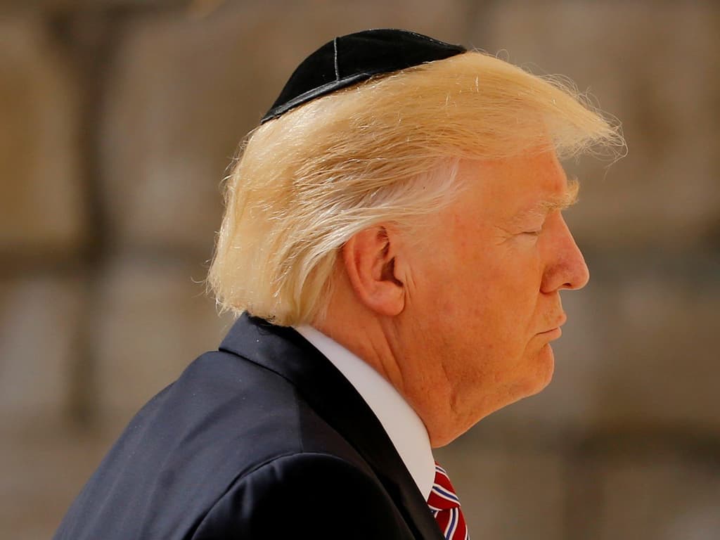 icon for Will Trump wear a Yarmulke in 2026?